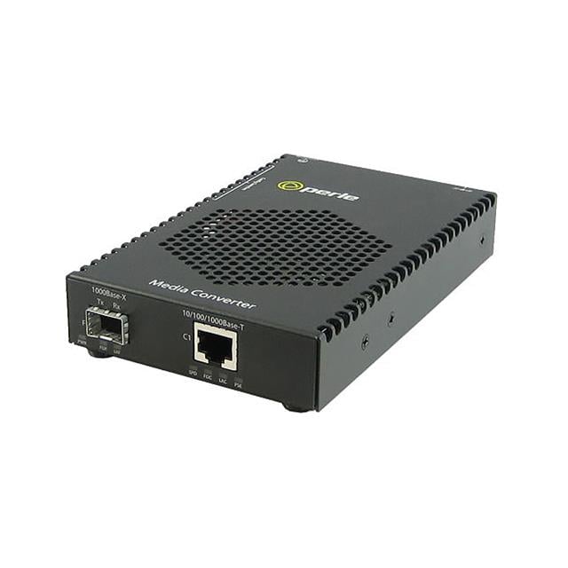 Perle S-1110DP-S2SC120 Gigabit Ethernet Media Converter with PoE, SC, 120 km