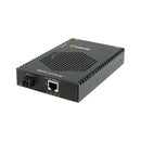 Perle S-1110P-XT – Industrial Gigabit PoE Media Converter, Extended Temp
