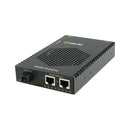 Perle S-1110P-S1SC40D Gigabit PoE Media Converter – RJ-45 to SC Single Mode Fiber (40 km)