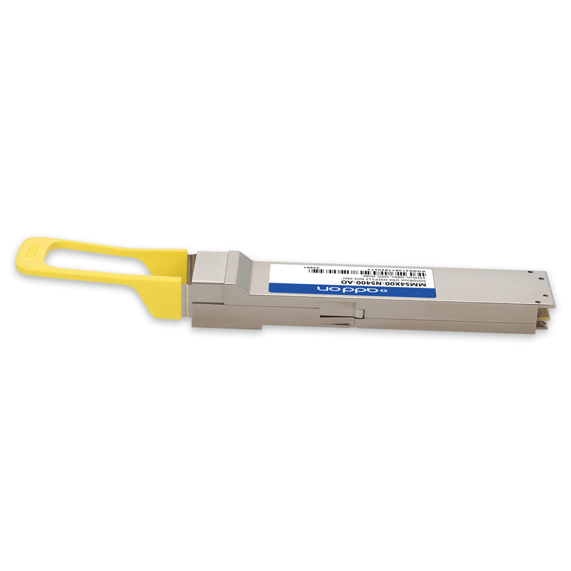 AddOn Mellanox® MMS4X00-NS400 Compatible TAA 400GBase-DR4 PAM4 OSFP112 RHS Transceiver (SMF, 1310nm, 500m, MPO, DOM, CMIS 5.0)