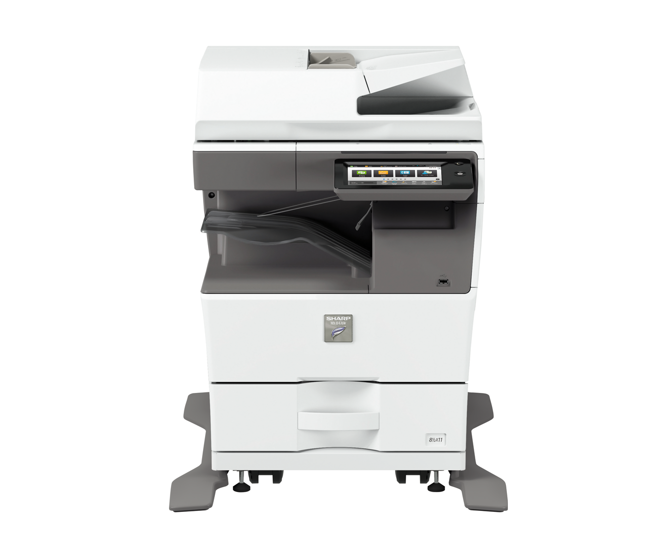 Sharp MXB476WH 47 ppm Desktop Monochrome MFP with Wireless & Cloud ...