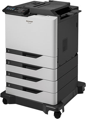 Sharp MX-C607P 60 ppm Color Desktop Printer with High-Capacity Paper Handling