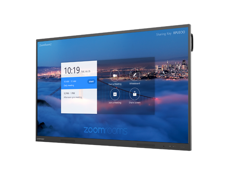 Clevertouch 86" UX PRO Gen 2 - 4K UHD Interactive Display with Clevershare & Wall Mount - Flexible BYOM/BYOD Meeting Solution Clevertouch