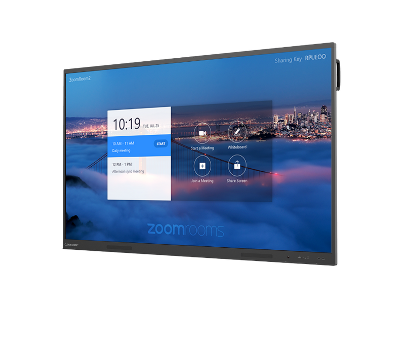 Clevertouch 75" UX PRO Gen 2 - 4K UHD Interactive Display with Clevershare & Wall Mount - Flexible BYOM/BYOD Meeting Solution Clevertouch