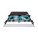 EATON Tripp Lite N48M-2L24L-20 Preloaded Slack-Free Fiber Panel, 1U, 2 x 24F OM4 Trunk Cables, 12 x LC/LC Duplex M/M, 20 m
