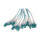 EATON Tripp Lite N48M-2L24L-20 Preloaded Slack-Free Fiber Panel, 1U, 2 x 24F OM4 Trunk Cables, 12 x LC/LC Duplex M/M, 20 m