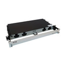 Eaton Tripp Lite N48M-2M24L12-10 Preloaded OM4 Fiber Panel, 1U, 2x 24F MTP/MPO-PC to 12x LC Duplex, 10 m