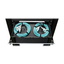 EATON Tripp Lite N48M-2M24L12-20 Preloaded OM4 Fiber Panel, 1U, 2x 24F MTP/MPO-PC to 12x LC Duplex, 20 m