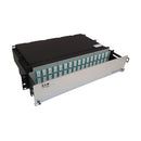 EATON Tripp Lite N48M-32M8L4-03 Preloaded Fiber Patch Panel, 2U, 32x 12F MTP/MPO-PC to 4x LC Duplex F/F, OM4, 3 m