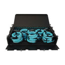 EATON Tripp Lite N48M-32M8L4-03 Preloaded Fiber Patch Panel, 2U, 32x 12F MTP/MPO-PC to 4x LC Duplex F/F, OM4, 3 m