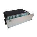 Eaton Tripp Lite N48M-64M8L4-03 Preloaded Fiber Patch Panel, 3U, 64x 12F MTP/MPO-PC to 4x LC Duplex, OM4, 3 m