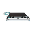 Eaton Tripp Lite N48M-6L8L-10 Preloaded OM4 Fiber Panel, 1U, 6 x 8F LC/LC Duplex Trunk Cables, 10 m