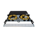 Eaton Tripp Lite Series Preloaded Slack-Free Fiber Panel, 1U, 2 x 24-Fiber LC/LC Duplex MM Trunk Cables, OS2 Singlemode, 20 m (65.6 ft.), N48S-2L24L-20
