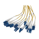 Eaton Tripp Lite Series Preloaded Slack-Free Fiber Panel, 1U, 2 x 24-Fiber LC/LC Duplex MM Trunk Cables, OS2 Singlemode, 20 m (65.6 ft.), N48S-2L24L-20