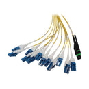 Eaton Tripp Lite N48S-2M24L12-10 Preloaded Fiber Panel, 1U, 2 x 24F MTP/MPO-APC to 12 x LC Duplex, OS2 Singlemode, 10 m