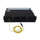 EATON Tripp Lite Series Preloaded Fiber Patch Panel, 2U, 32x 12F MTP/MPO-APC to 4x LC Duplex F/F, OS2 Singlemode, 3 m – N48S-32M8L4-03
