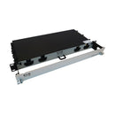 Eaton Tripp Lite N48S-4L16L-10 Preloaded Slack-Free Fiber Panel, 1U, 4x (8x LC/LC Duplex M/M) 16F Trunk Cables, OS2 Singlemode, 10 m