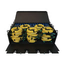 Eaton Tripp Lite N48S-64M8L4-03 Preloaded Slack-Free Fiber Patch Panel, 3U, 64 x 12F MTP/MPO-APC to 4 x LC Duplex, OS2, 3 m