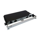 Eaton Tripp Lite N48S-6L8L-10 Preloaded Slack-Free Fiber Panel, 1U, OS2 Singlemode, 6 x 8F LC/LC Duplex Trunk Cables, 10 m