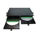 Eaton Tripp Lite High-Density 1U Fiber Patch Panel with 144 LC/APC OS2 Ports and 6 Splice Cassettes (N600P-144A-6)