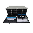 Eaton Tripp Lite 4U High-Density Fiber Patch Panel with 24 Splice Cassettes, 576 LC/UPC Singlemode Ports (N600P-576U-24)