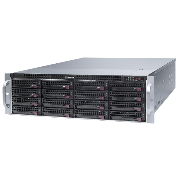 Vivotek NR9682-V3 V-Series 16-Bay 3U Rackmount Network Video Recorder with VAST Security Station Pro, RAID & Dual Power Supply