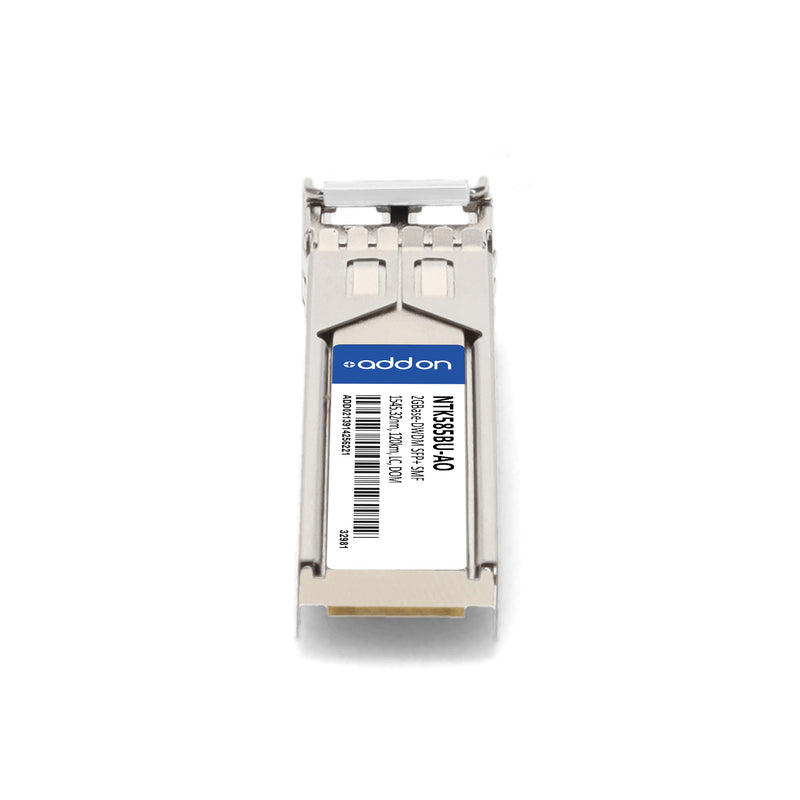 AddOn Ciena® NTK585BU Compatible TAA 2.5G OC-48-LR2 DWDM SFP Transceiver (SMF, 1545.32nm, 120km, LC, DOM)