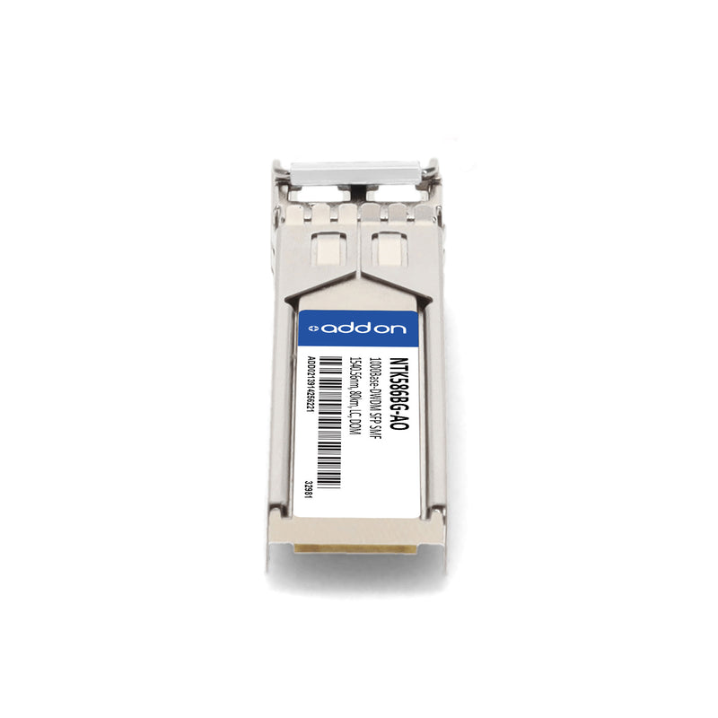 AddOn Ciena® NTK586BG Compatible TAA 1000Base-DWDM SFP Transceiver (1540.56nm, 80km, LC, DOM, SMF, 100GHz)