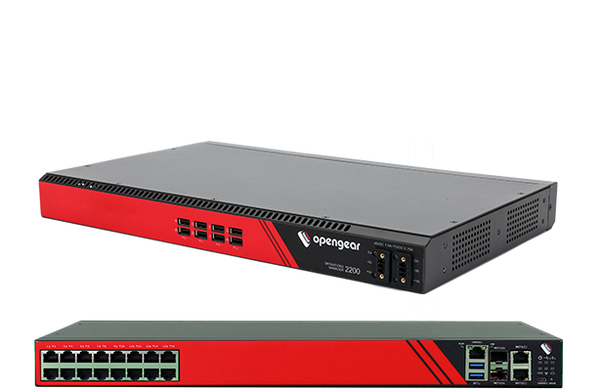 Opengear OM2216-DDC Rackmount Console Manager – 16 Ports, Dual DC