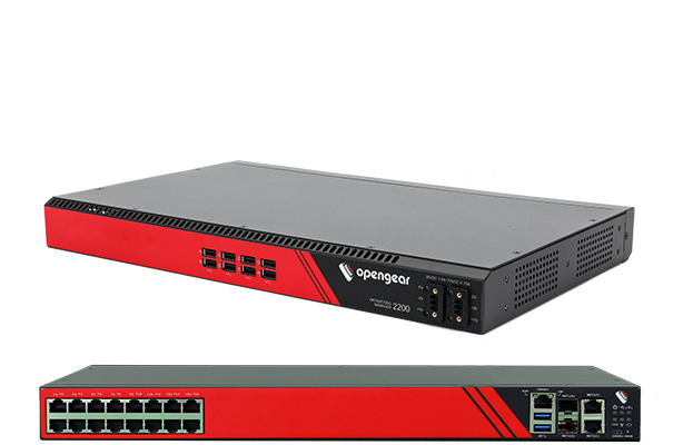 Opengear OM2216-DDC Rackmount Console Manager – 16 Ports, Dual DC