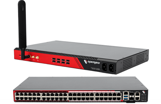 Opengear OM2224-24E-L-C14 Operations Manager with 24 Serial & 24 Ethernet Ports, LTE, Dual AC (C14)