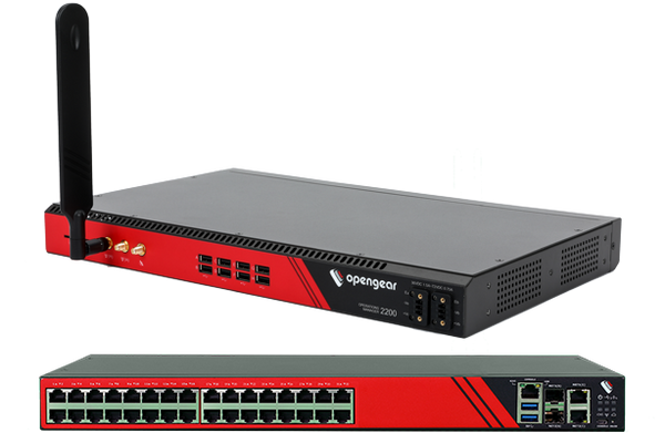 Opengear OM2232-DDC-L Operations Manager with 32 Serial Ports, Dual DC Power & Global LTE