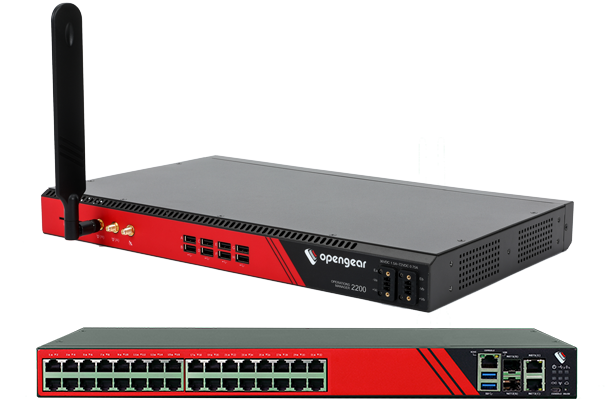 Opengear OM2248-10G-DDC-L Operations Manager – 48 Serial Ports, 10GbE, Dual DC Power, LTE-A Pro