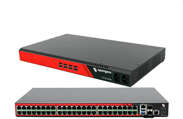 Opengear OM2248-10G-US Operations Manager – 48 Serial Ports, 10G SFP+, Dual AC Power