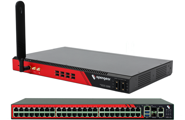 Opengear OM2248-DDC-L Operations Manager – 48-Port Console Server with Dual DC & LTE