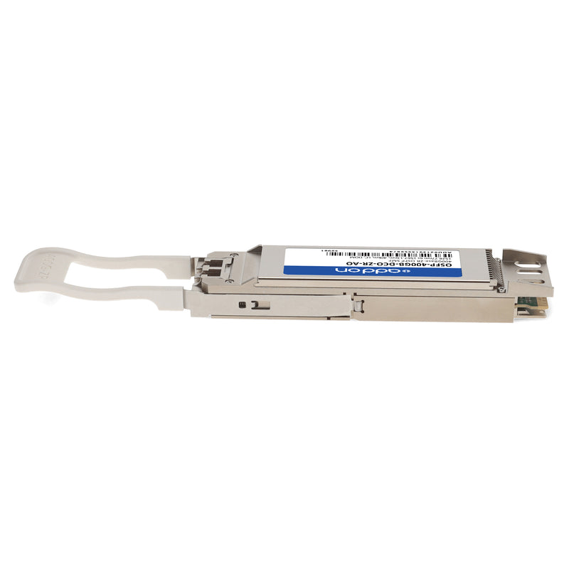 AddOn OSFP-400GB-DCO-ZR Compatible TAA 400GBase-ZR Coherent OSFP Transceiver (SMF, 1528.77–1567.13 nm, 120 km, LC, DOM)