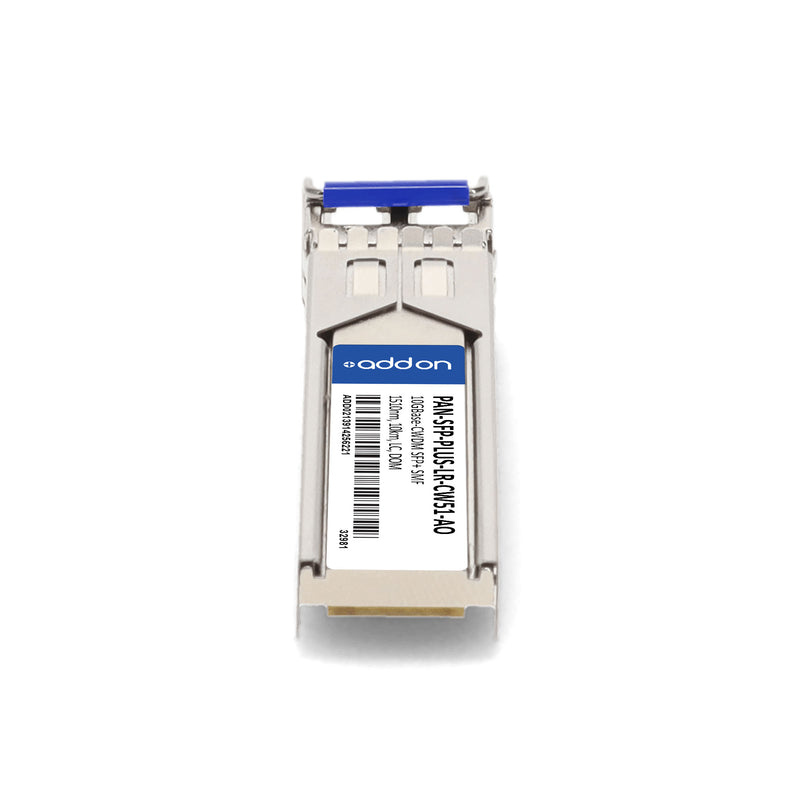 AddOn Palo Alto Networks® PAN-SFP-PLUS-LR-CW51 Compatible TAA 10GBase-CWDM SFP+ Transceiver (SMF, 1510nm, 10km, LC, DOM)