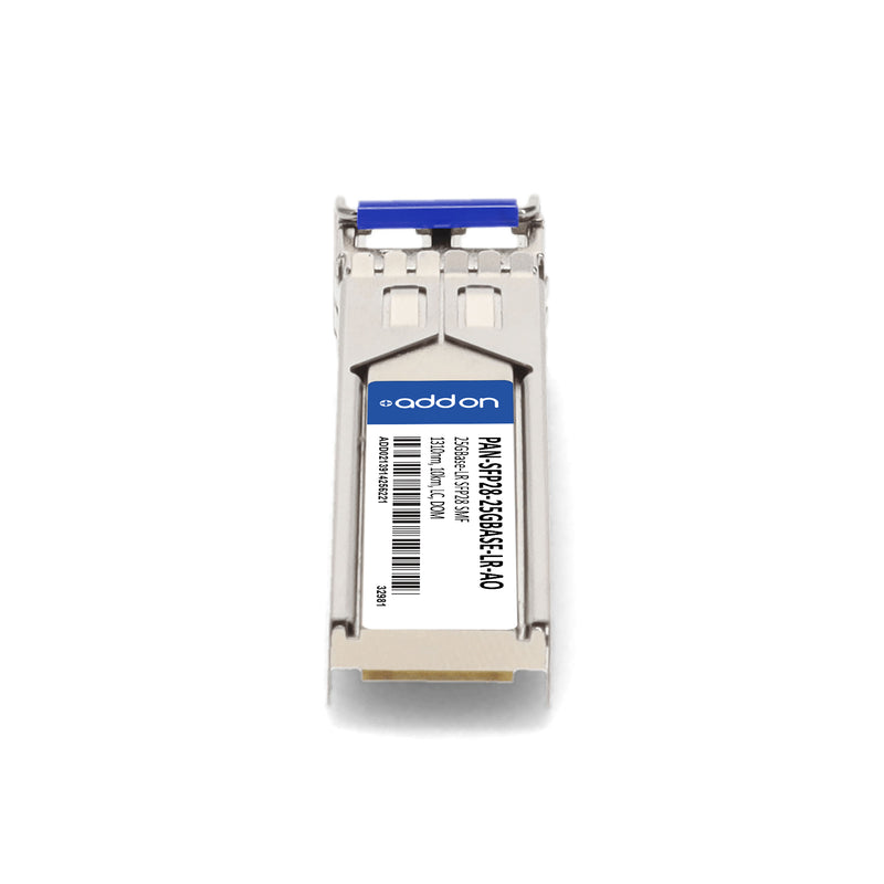 AddOn Palo Alto Networks® PAN-SFP28-25GBASE-LR Compatible TAA 25GBase-LR SFP28 Transceiver (SMF, 1310nm, 10km, LC, DOM)