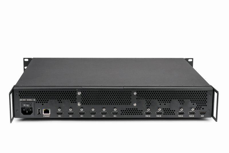 Barco R9009653 PDS-4K HDMI & SDI Presentation Switcher with Audio/DisplayPort Card and Dante Audio