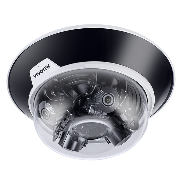 Vivotek MA9322-EHTV-V2 20MP Multi-Directional Panoramic AI IP Security Camera with 3.2–7.7mm Motorized Lens and Smart IR