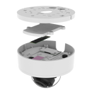 Wisenet PNV-A6081R-E1T 2MP Outdoor Dome AI Network Camera with 1TB SSD – White