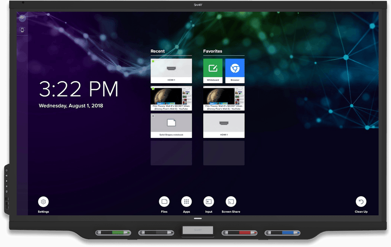 SMART Board® 7075 Pro 75" display with iQ and SMART Meeting Pro®