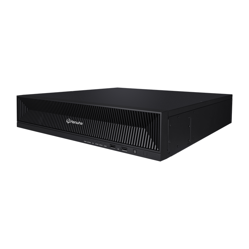 Wisenet PRN-1600B2 16CH 8K AI NVR – 64TB HDD, H.265, Dual Display, RAID 5/6