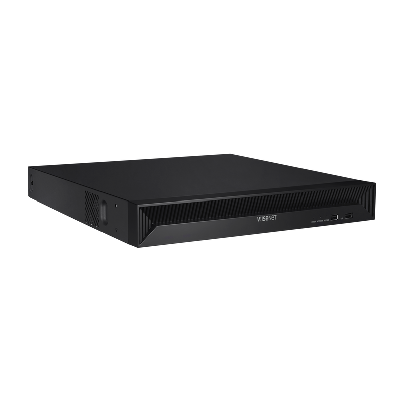 Wisenet QRN-1630S 16-Channel PoE NVR – 16TB HDD