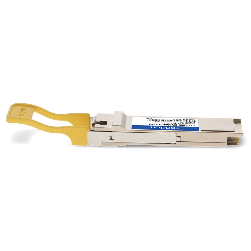 AddOn Cisco® Q28-100G-CWDM4-BX-C Compatible TAA 100GBase-BX CWDM4 QSFP28 Transceiver (1270nm–1330nm, 2km, SMF, LC, DOM, 0–70°C)