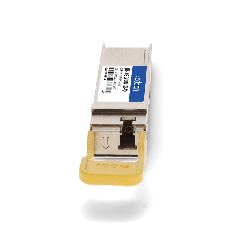 AddOn Juniper Networks® Q28-100G-CWDM4-BX-J Compatible TAA 100GBase-BX CWDM4 QSFP28 Transceiver (SMF, 1270nm–1330nm, 2km, LC, DOM, 0–70°C)
