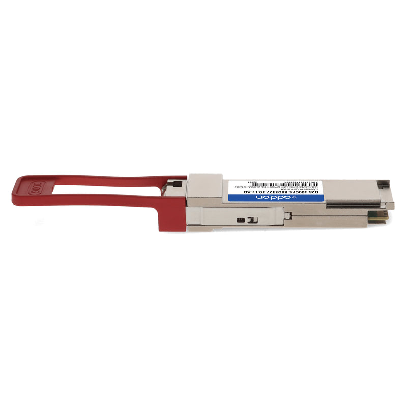 AddOn Juniper Networks® Compatible TAA 100GBase-BX PAM4 QSFP28 Transceiver (SMF, 1331nmTx/1271nmRx, 10km w/FEC, LC, DOM, -40 to 85°C)