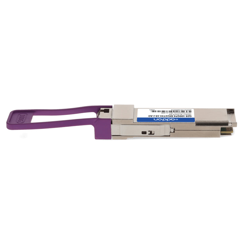 AddOn Juniper Networks® Q28-100GP4-BXU2733-10-J Compatible 100GBase-BX QSFP28 Single Lambda Transceiver (1271nmTx/1331nmRx, 10km, LC, DOM, SMF, with FEC)