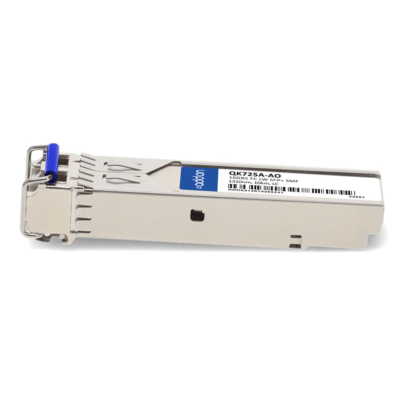 AddOn HP® QK725A Compatible TAA 16GBase-LW Fibre Channel SFP+ Transceiver (SMF, 1310nm, 10km, LC)