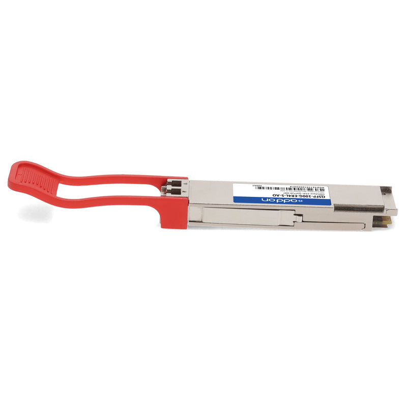 AddOn Cisco® QSFP-100G-ER4L-S Compatible TAA 100GBase-ER4L QSFP28 Transceiver (SMF, 1295nm–1309nm, 40km w/ Host FEC, LC, DOM)